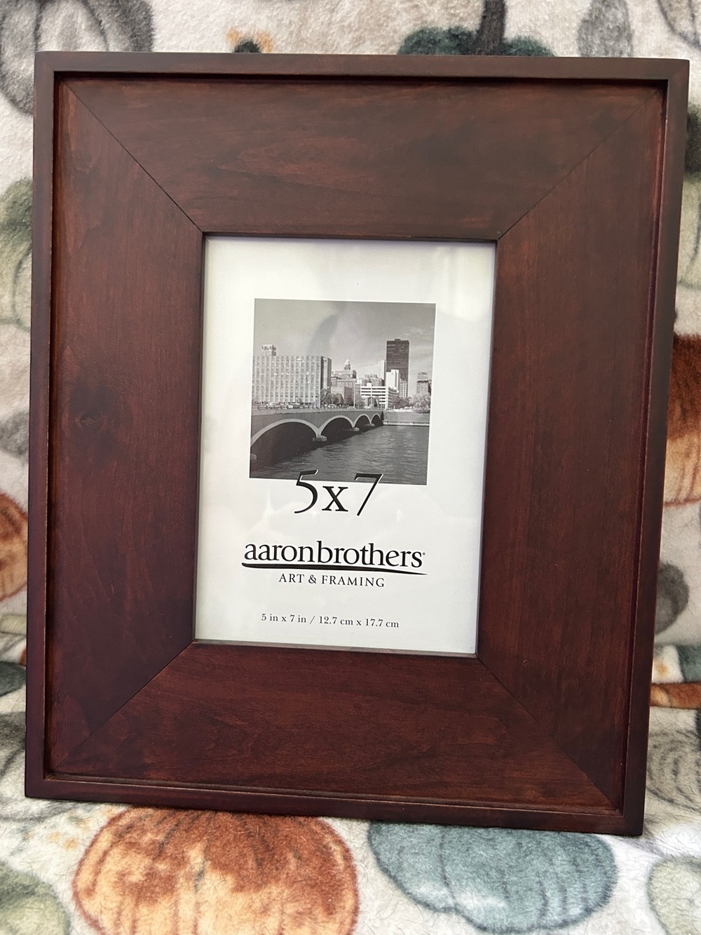 Brown Wood Picture Frame 5x7